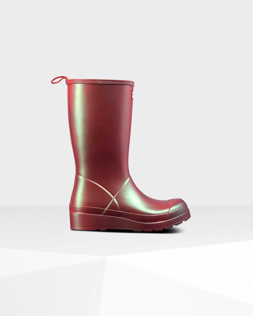 Stivali Pioggia Hunter Original Play Tall Nebula Mid-Calf Donna - Rosa | 770-993516 IT